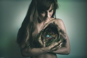 Rep-k-edés/ Inside nest